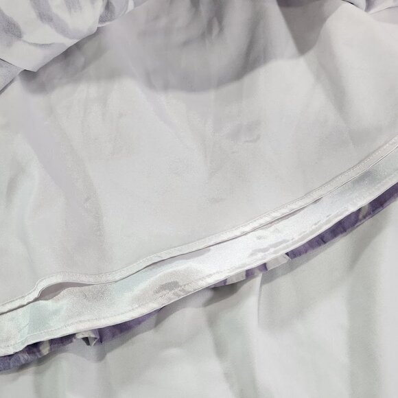 Ellen Tracy Purple Abstract Skirt - Picture 7 of 7